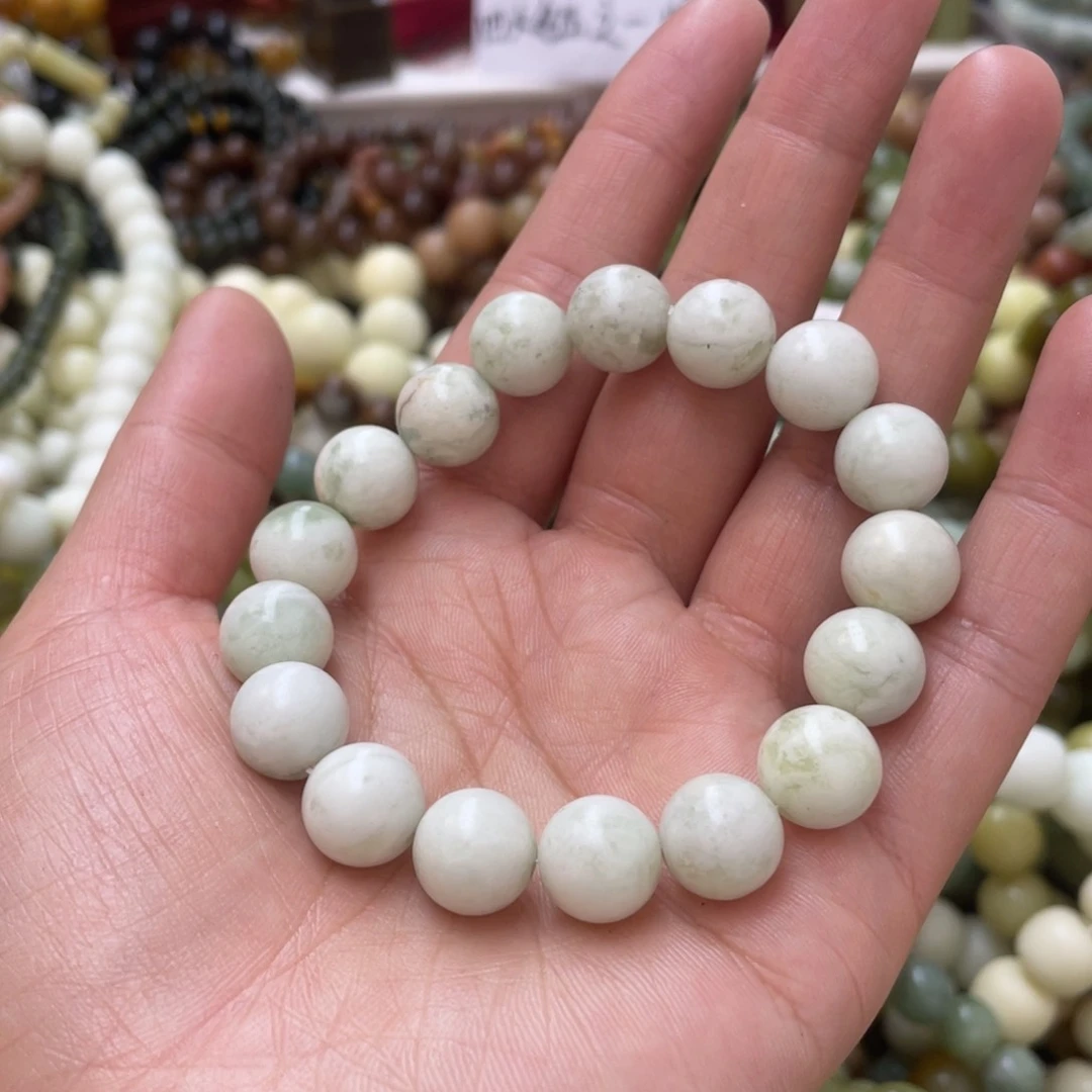 蛇纹石玉手链未镶嵌