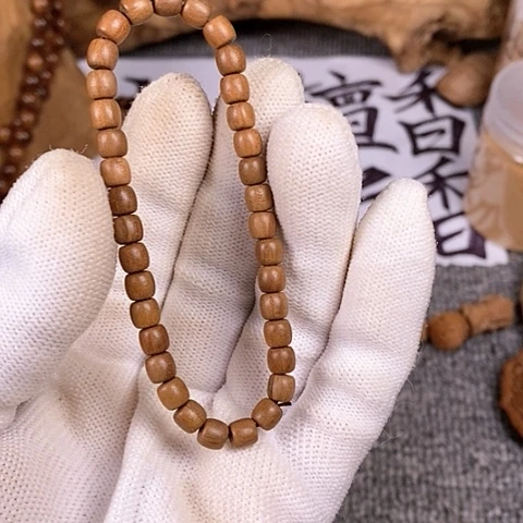 檀香木手串/手链老山檀香5/5直切单圈