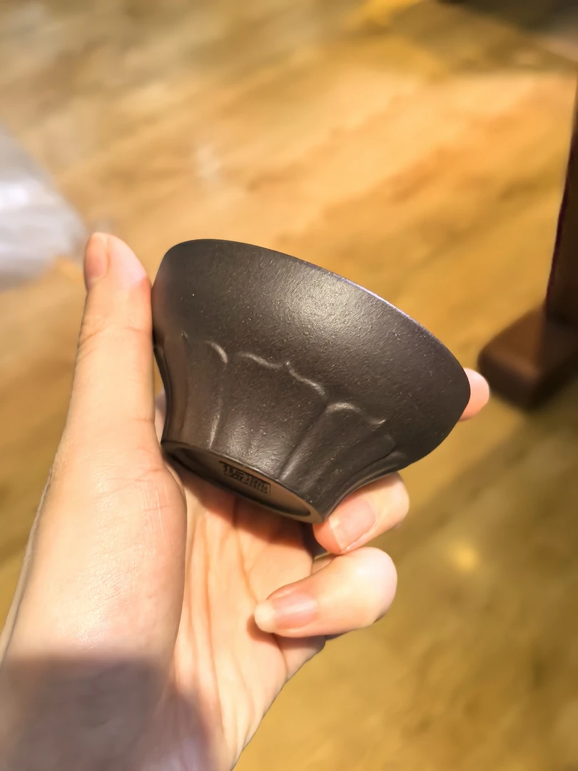 莲花小杯 紫泥 宜兴紫砂主人杯