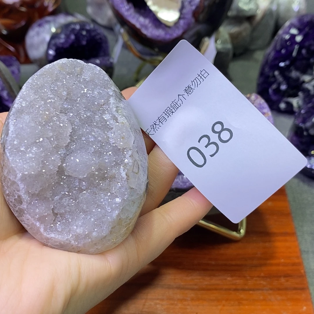 紫晶珠宝半成品未镶嵌
