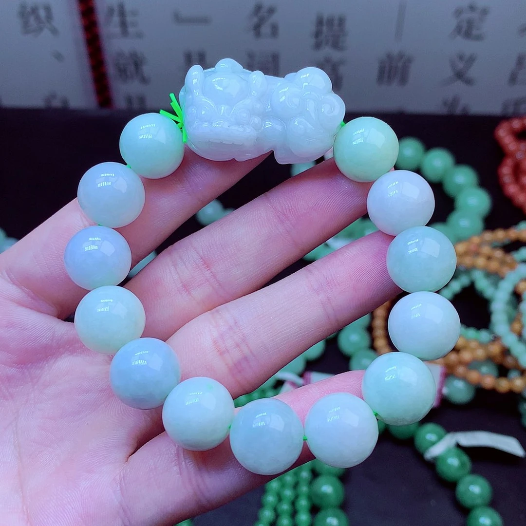 翡翠未镶嵌毛衣链