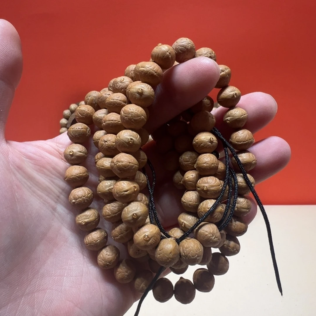 凤眼菩提手串10.5mm凤眼菩提实心飞碟108