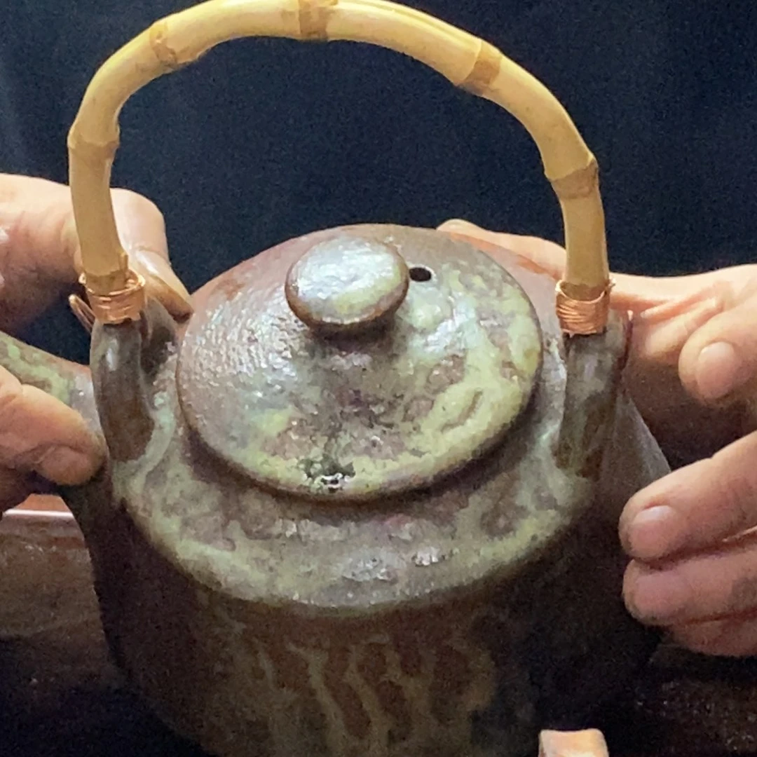 紫砂柴烧柳**子紫砂壶壶