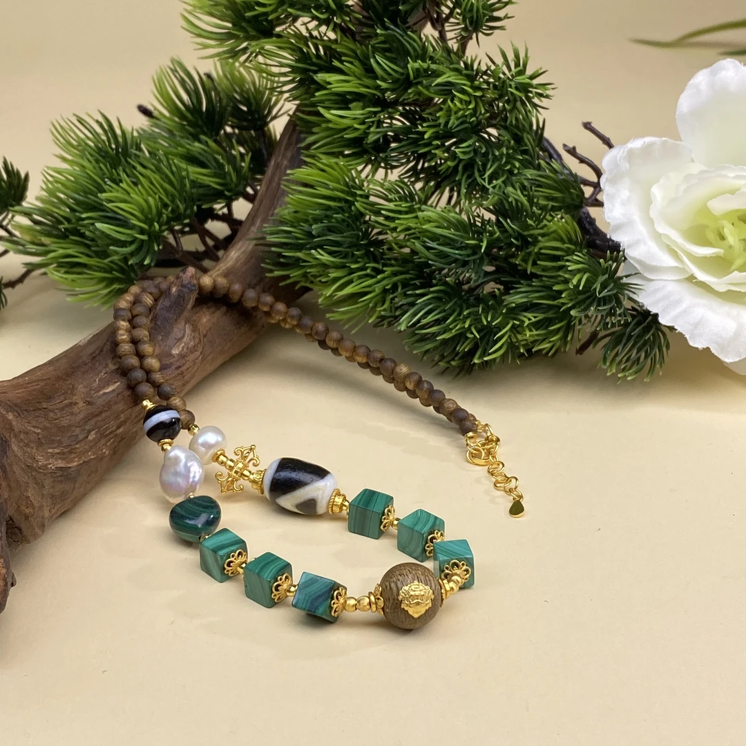 沉香【小北好物】沉香DIY项链-17QH81X202【多样性发一件】约4mm