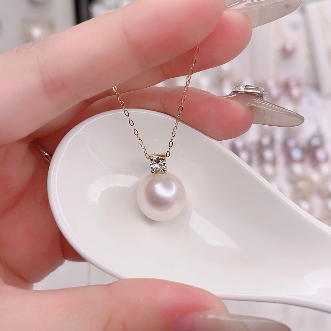 合金淡水珍珠颈饰