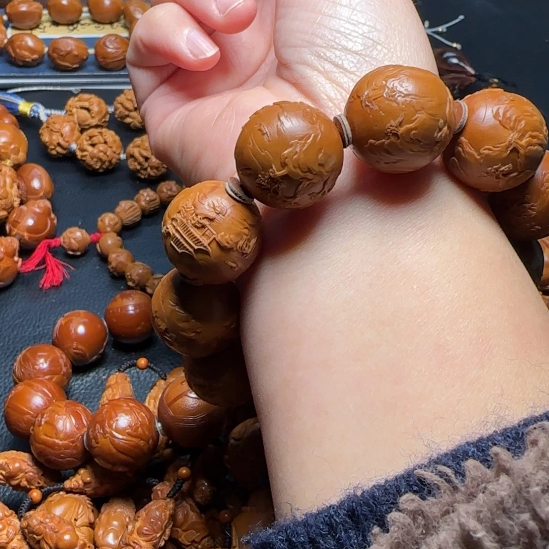 一***界手串/手链橄榄核锦绣江山