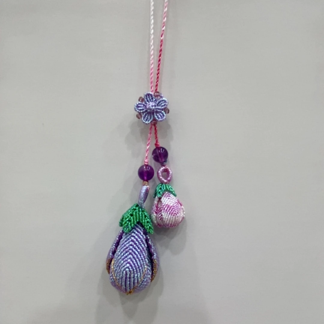 玉兰花 有钱花手工编绳