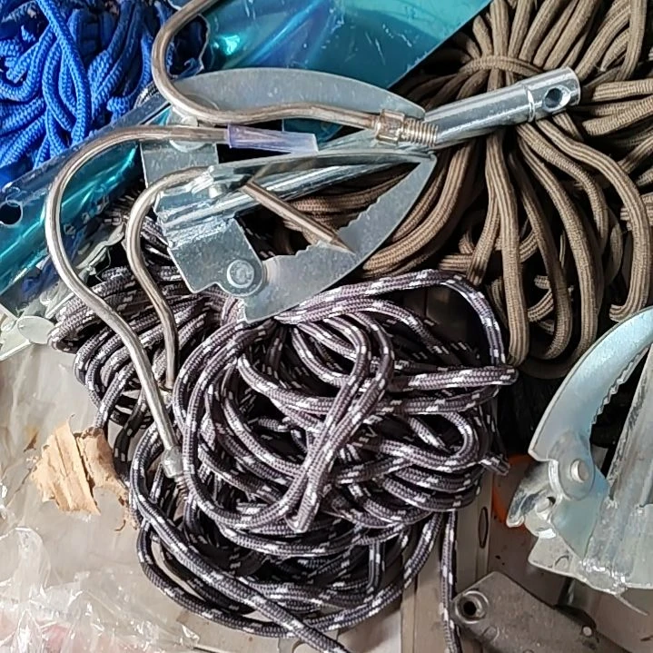 水草刀绳子勾子小铁锹4件