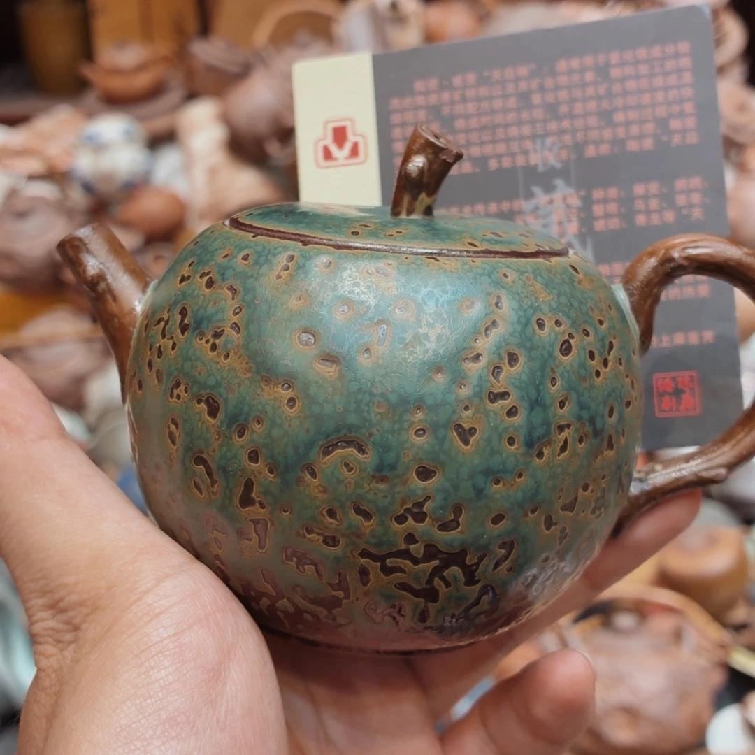 柴烧老岩泥高温茶器皿