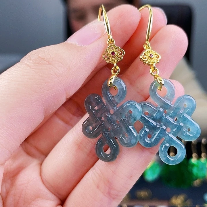 翡翠耳饰未镶嵌饰品