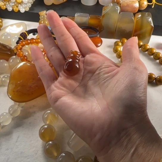 玛瑙/玉髓吊坠(不含链)未镶嵌米*