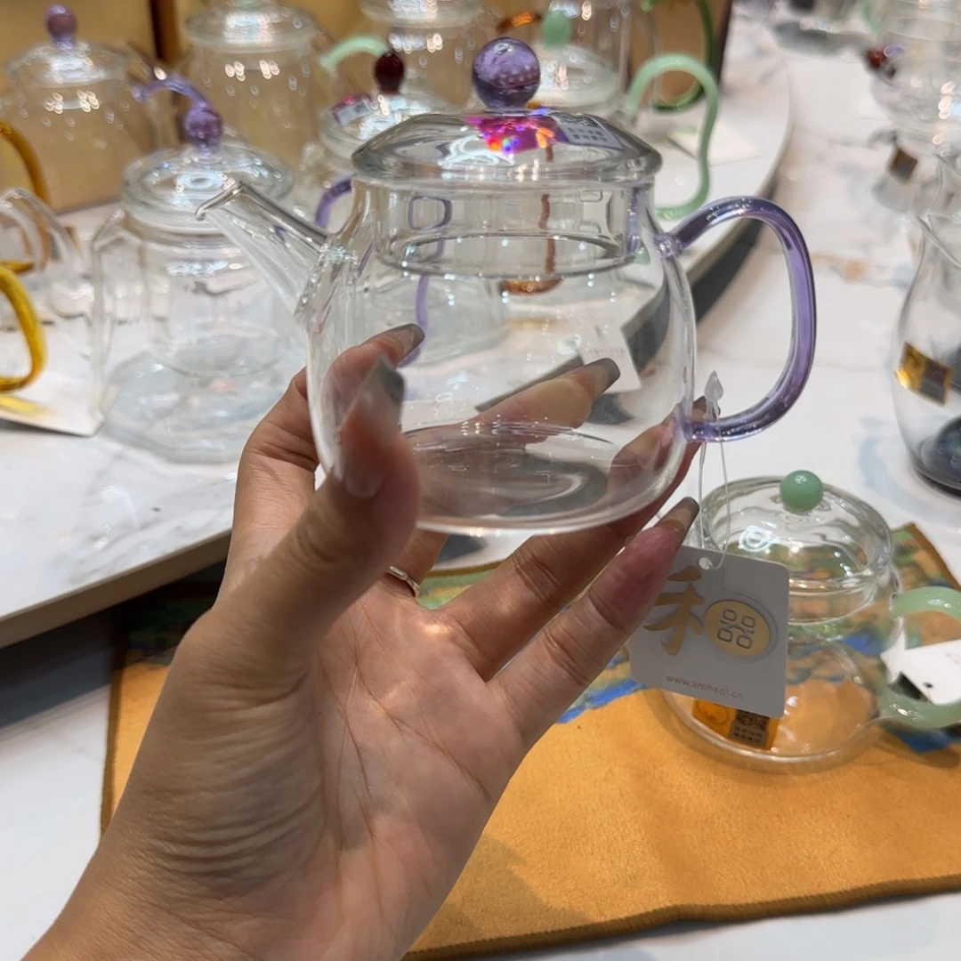 禾器浅紫色言卿壶
