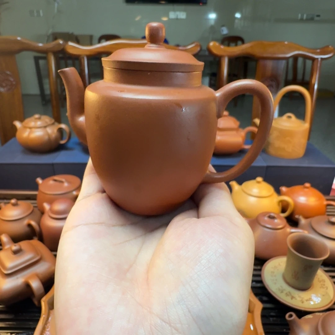 茶壶紫砂小宫灯小红泥