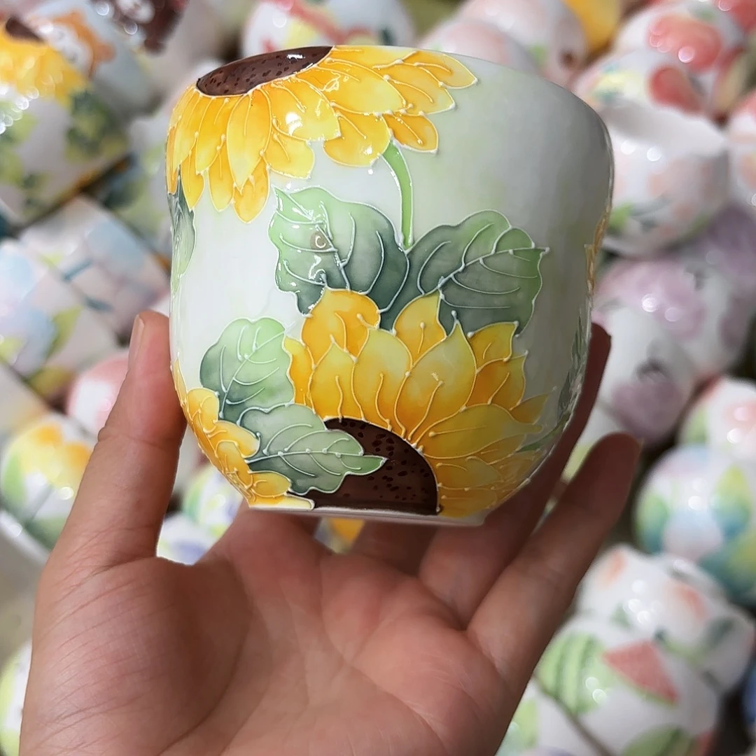 手绘创意高温釉下彩陶瓷