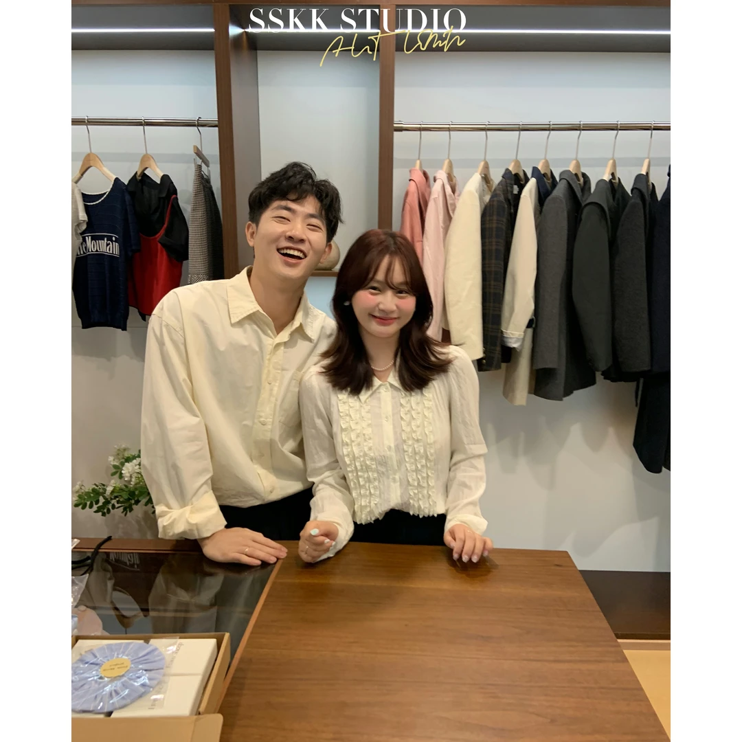 KMZY/KMZY山_山【韩漫欧尼】微胖早秋韩版木耳边花边设计感长袖衬衫