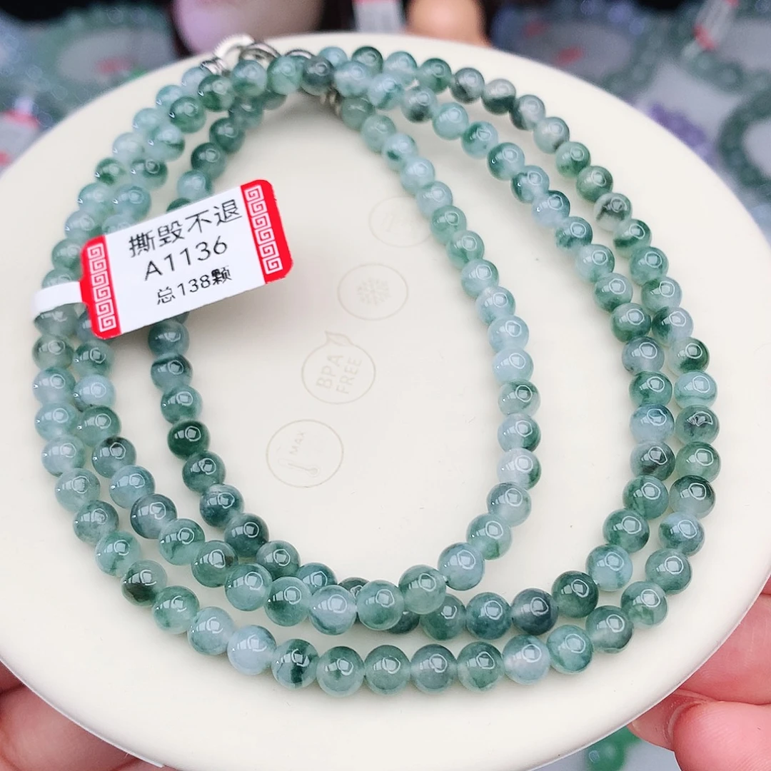 未镶嵌手链翡翠翡翠4.8mm