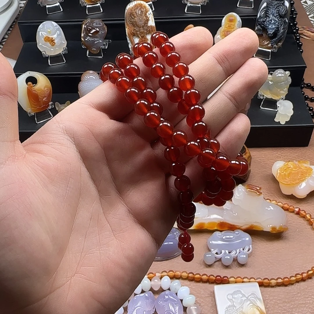 辰***阳玛瑙/玉髓未镶嵌吊坠(不含链)
