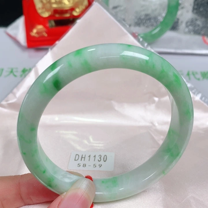 未镶嵌手镯翡翠   编号DH1130 正圈58-59