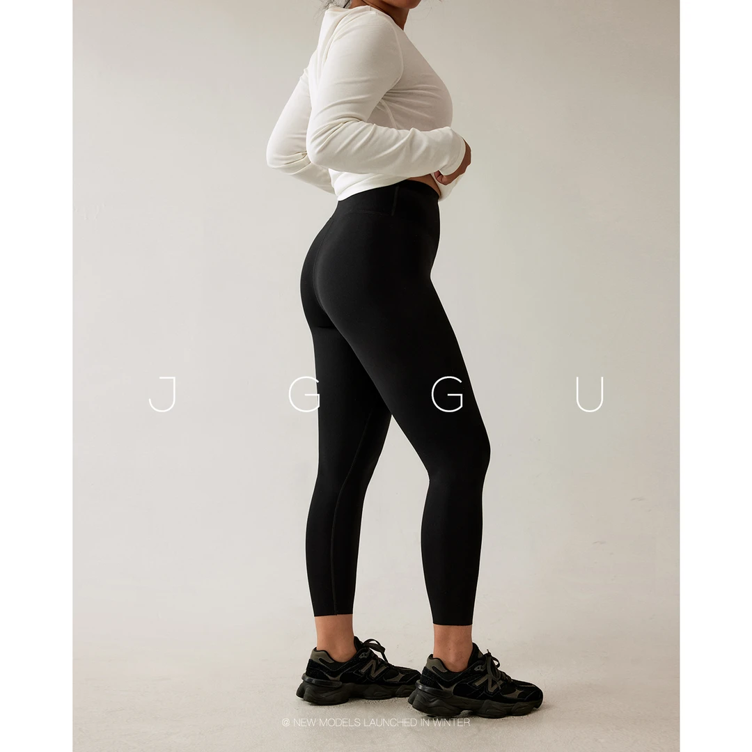 JGGU晶咕黑标【云感裸】4.0裸感收腹瑜伽裤运动外穿JG1A4QT0001A