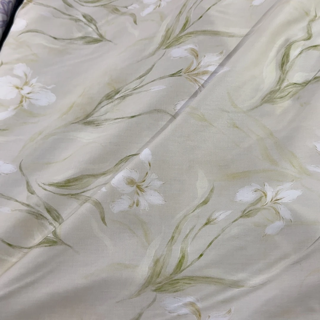 纯棉精梳细斜纹1米长X1.5米宽地卷