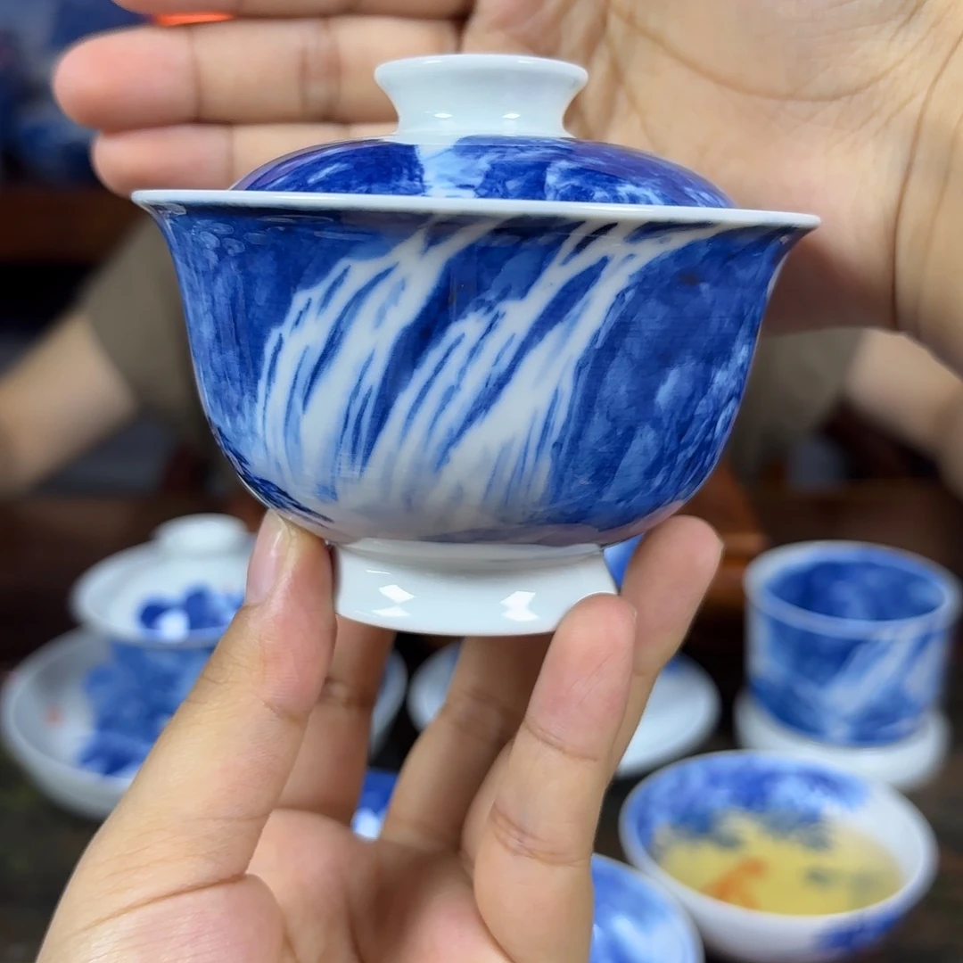 国一王老师手绘山水