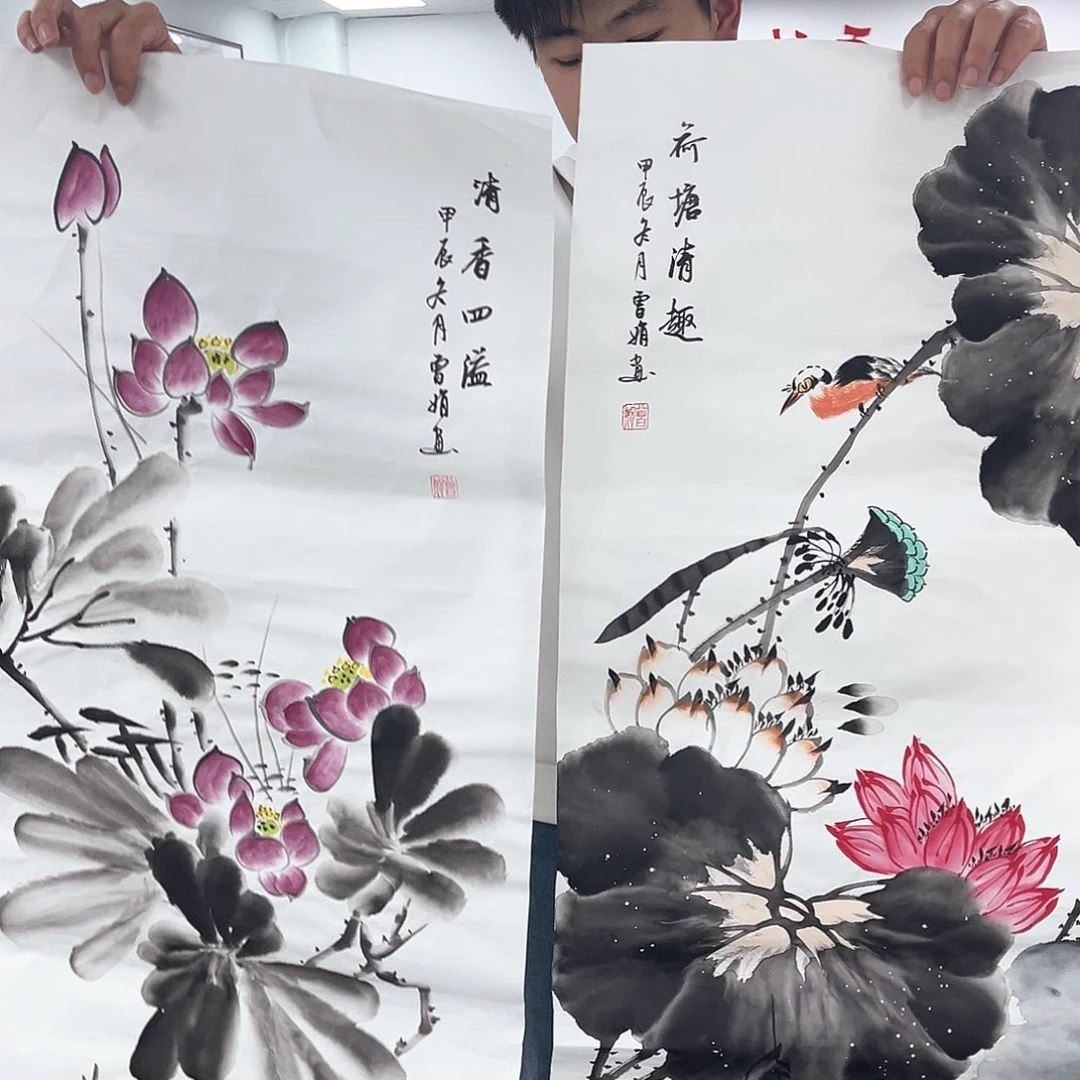 国画宣纸国画纯手绘作品