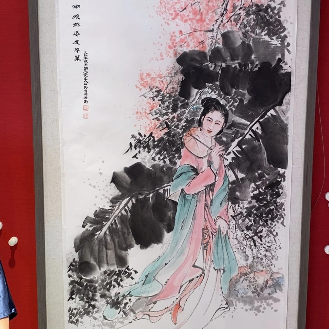 国画新古典主义仕女人物代表——程芳