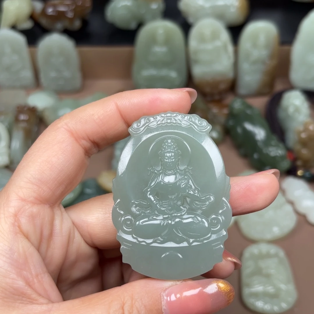 和田玉颈饰未镶嵌程*