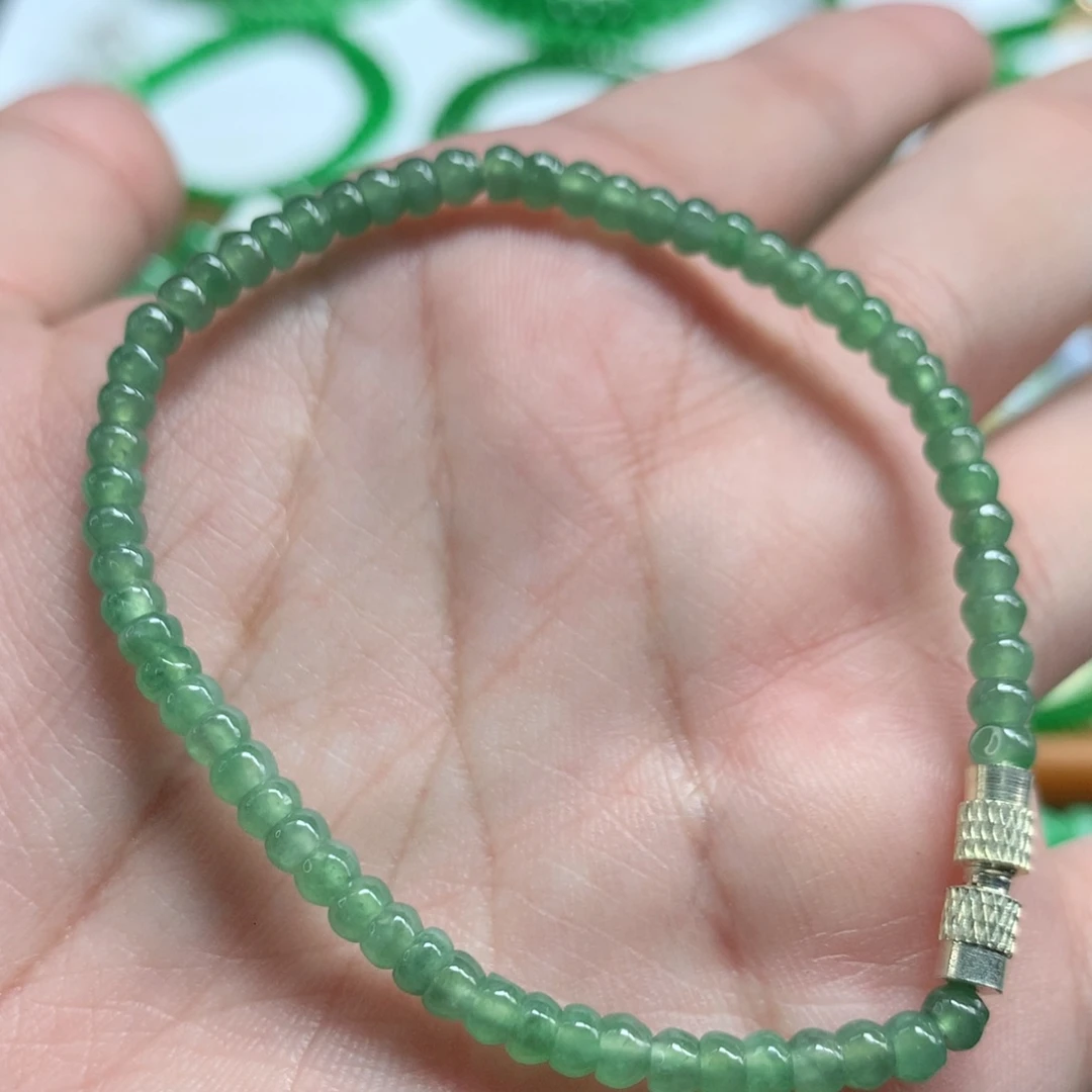 未镶嵌手链翡翠翡翠