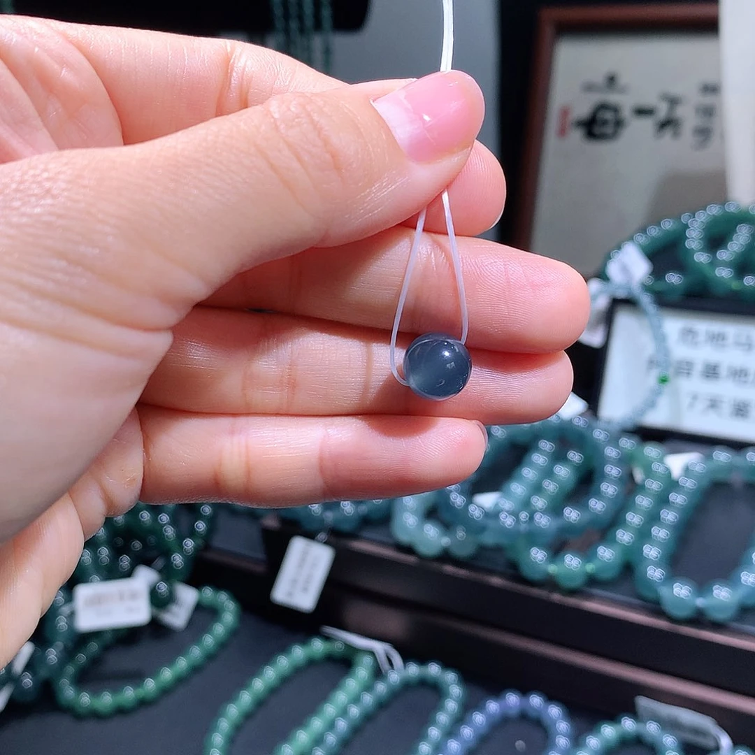 未镶嵌手链翡翠用****9天然a货翡翠手串