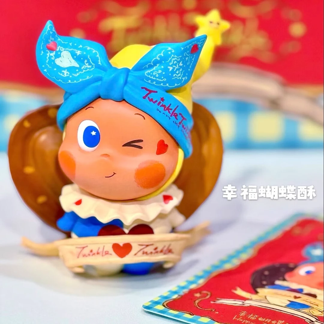 美味时刻盲盒手办饼干屋马卡龙潮流玩具摆件儿童男孩礼物公仔娃娃