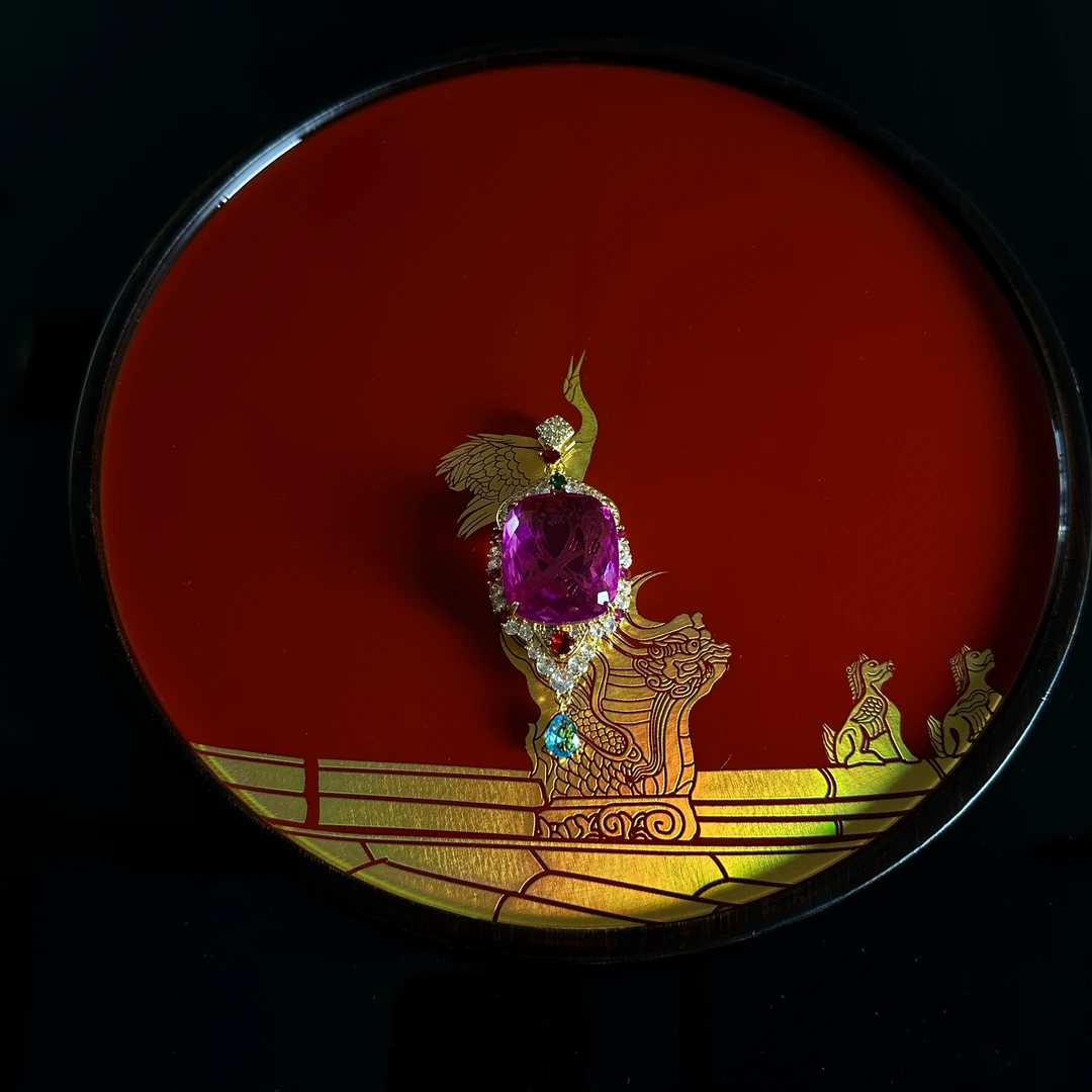 【谦华甄选】高端时尚紫气东来吊坠发一件