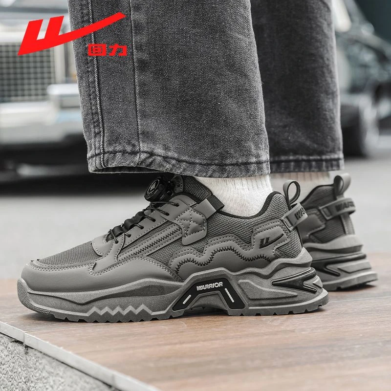 回力运动鞋男款潮流百搭网面透气老爹鞋春季2025新款休闲户外跑鞋