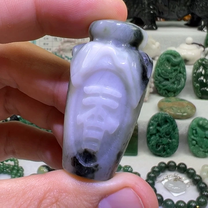 未镶嵌独山玉手把件