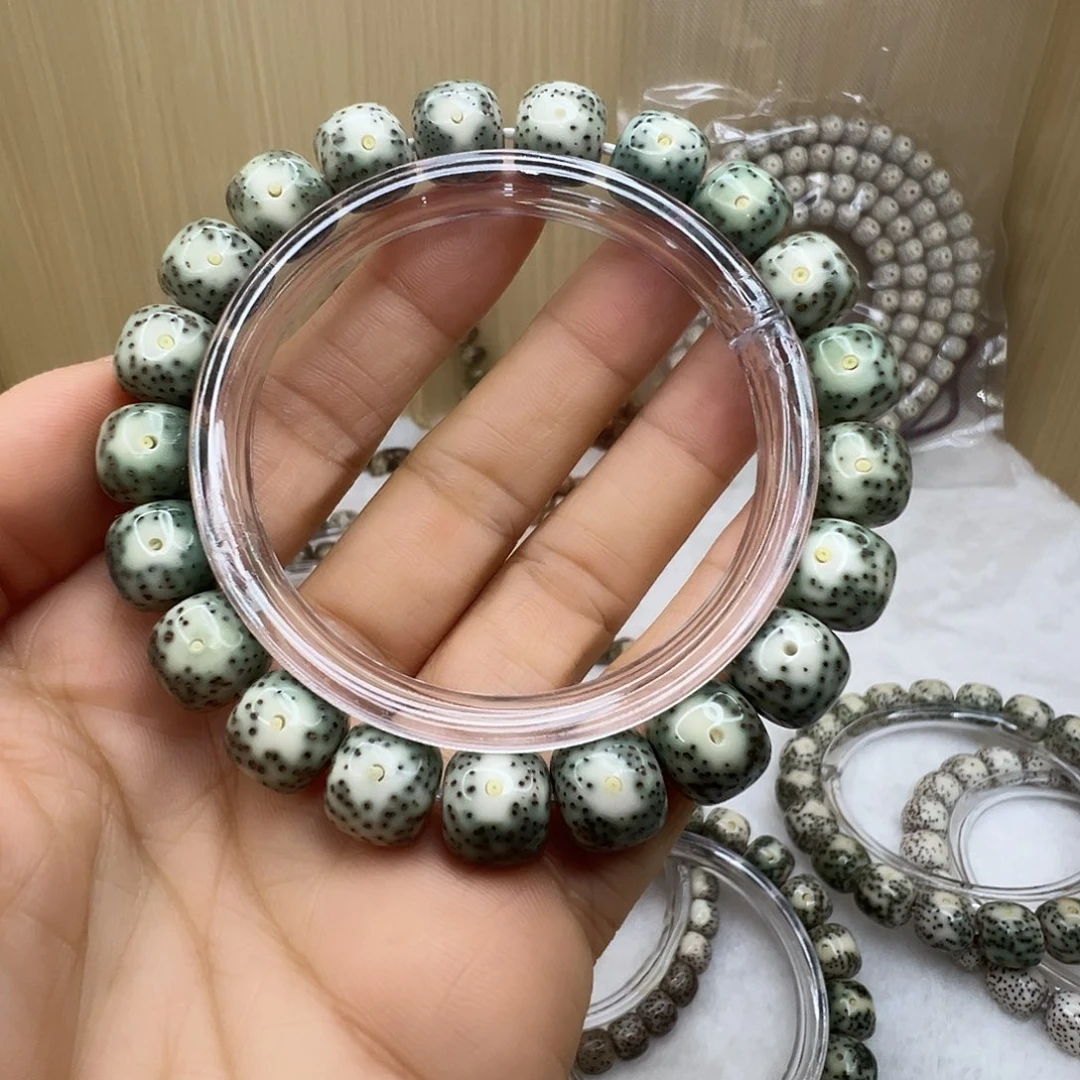 f***k星月菩提吊坠11×10原生态绿包白