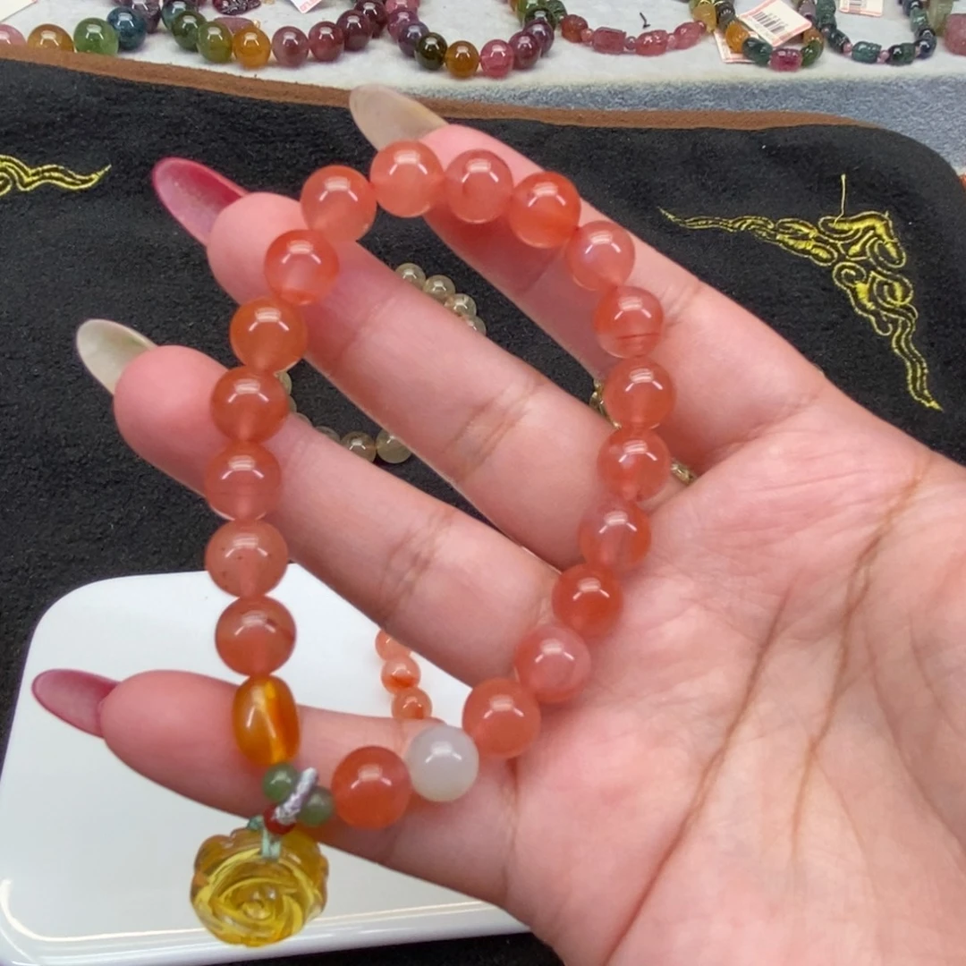 未镶嵌手链南红玛瑙手串