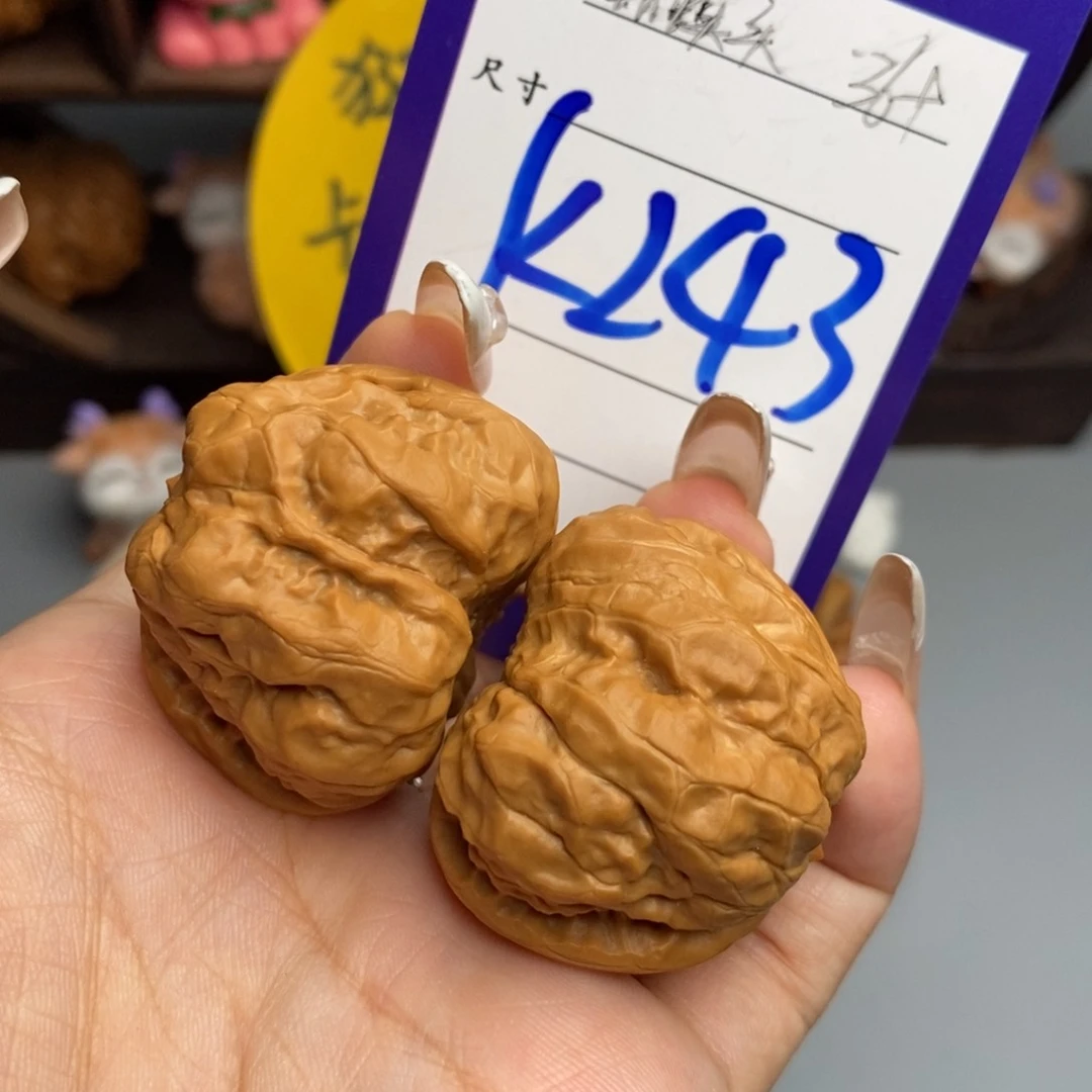 一***牛文玩核桃吊坠蛤蟆头36