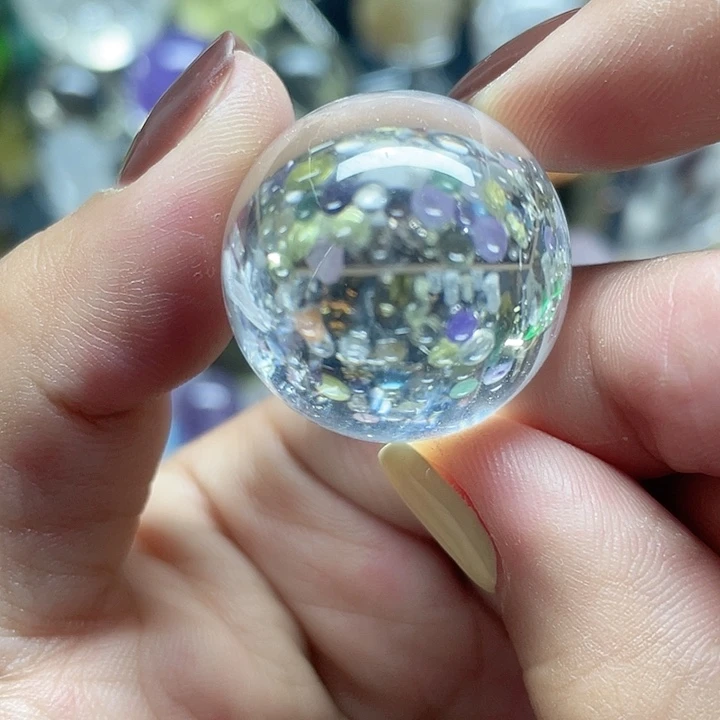 黄水双尖未镶嵌水晶