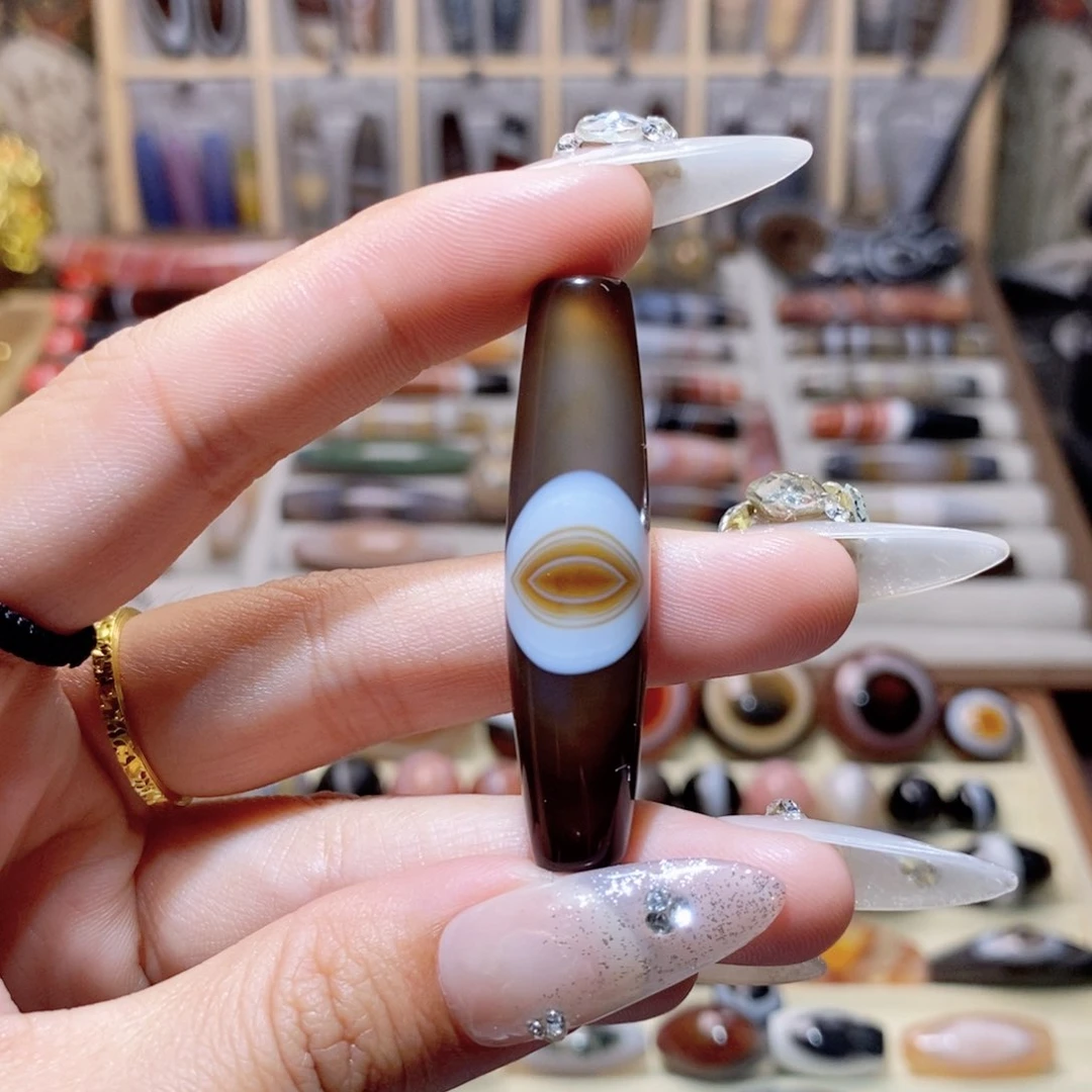 玛瑙/玉髓颈饰未镶嵌金*王