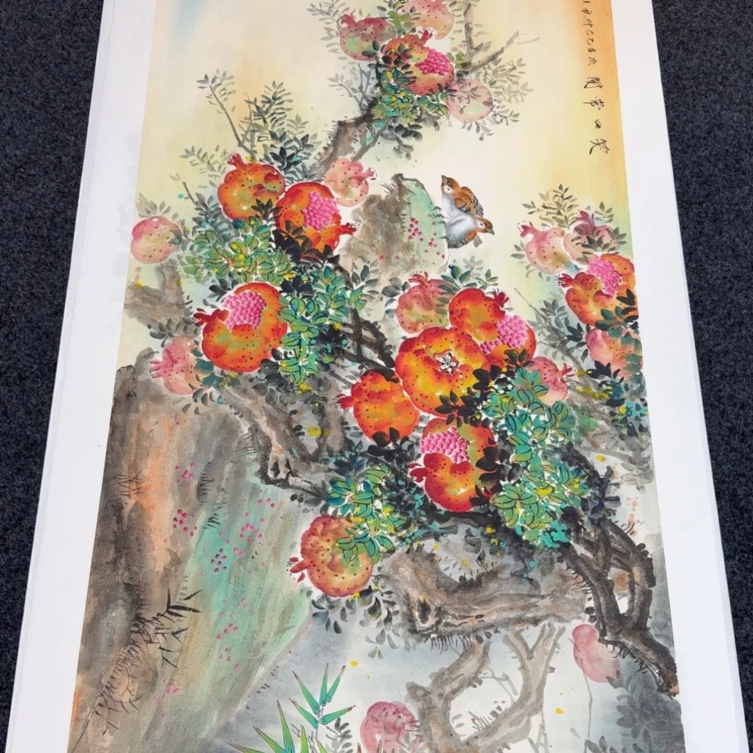 国画纯手绘花鸟山水作品