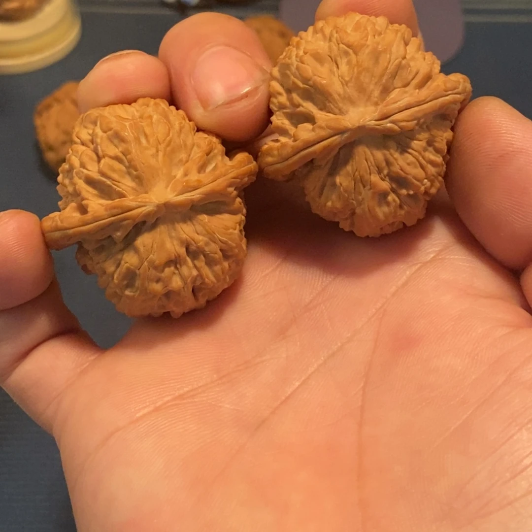 把件文玩核桃42尺球白004