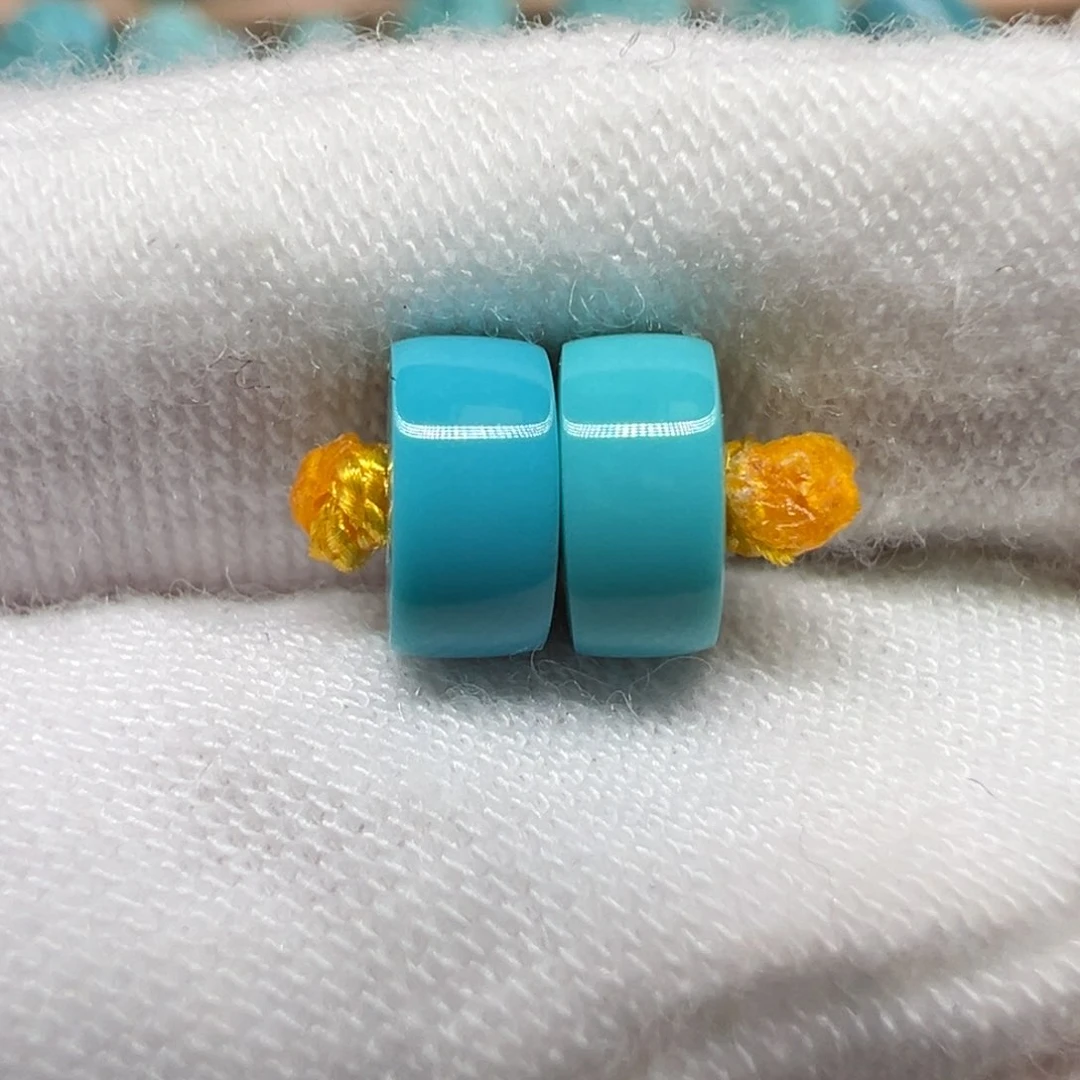 绿松石未镶嵌配饰直径6.5