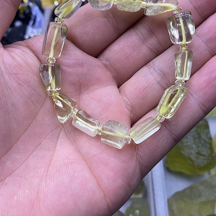 玻璃非金属利比亚随形手链