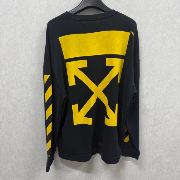 90新 OFF-WHITE ow卫衣 黄色宗教 xs码！