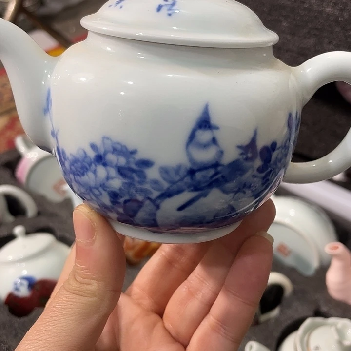 陶摆件景德镇陶瓷主人杯123