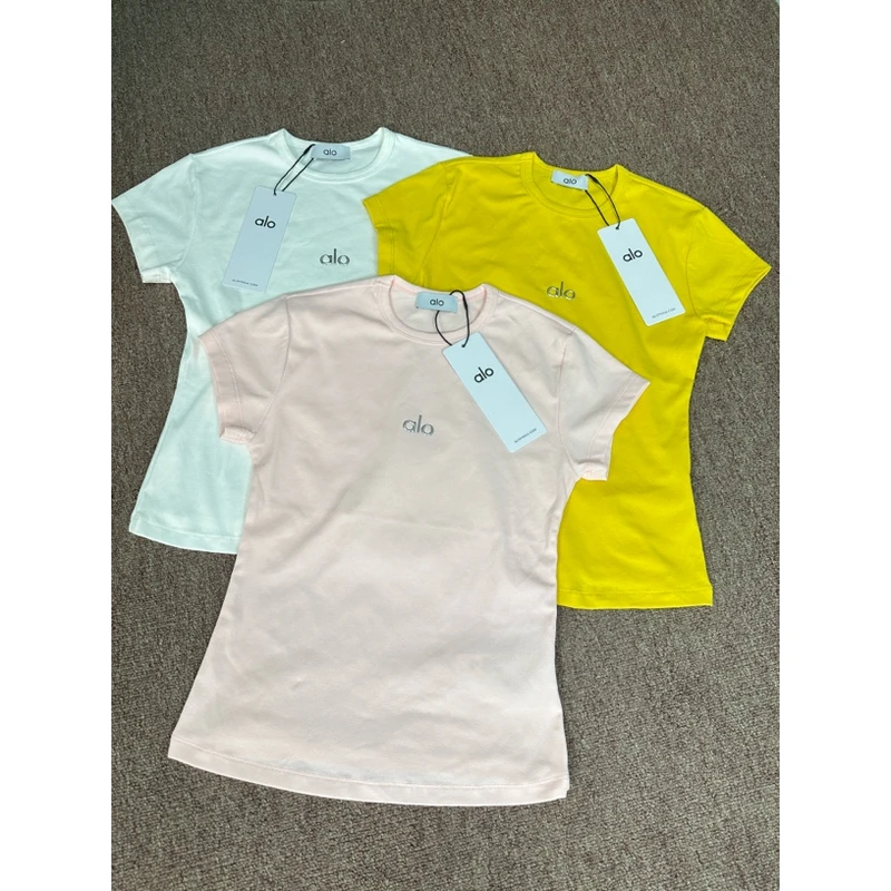 三色老钱风圆领短袖T恤修身显瘦设计感简约百搭上衣