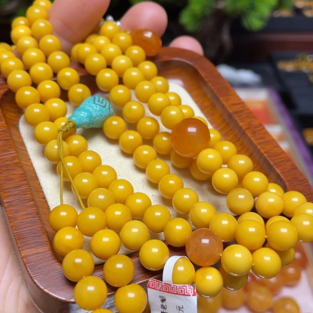 蜜蜡手链未镶嵌手串