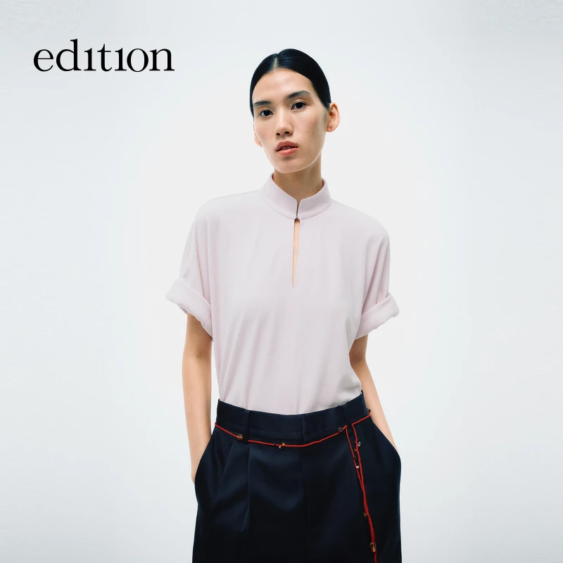 edition × SAMUEL GUI YANG 联名系列新中式针织T恤#EBE1TEE020