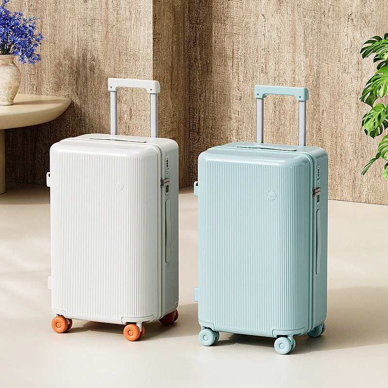 新款大容量三七开行李箱30寸男女学生时尚潮流多功能旅行箱子24寸