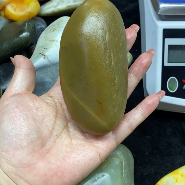 未镶嵌和田玉（糖玉）挂件@****)